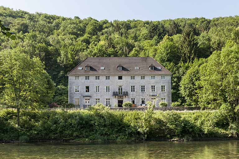 Façade antérieure du logement patronal. © Jérôme Mongreville / Région Bourgogne-Franche-Comté, Inventaire du patrimoine - 2015 Façade antérieure du logement patronal. © Jérôme Mongreville / Région Bourgogne-Franche-Comté, Inventaire du patrimoine - 2015
