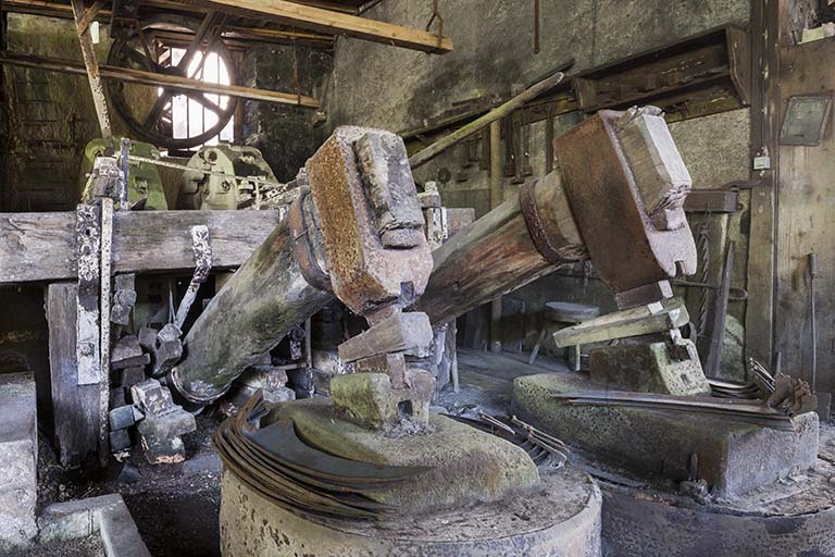 Les bras des martinets  et leur bâti. © Jérôme Mongreville / Région Bourgogne-Franche-Comté, Inventaire du patrimoine - 2015