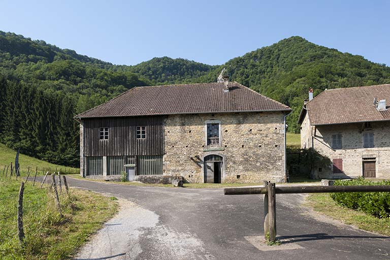 Façade antérieure de l'atelier de fabrication. © Jérôme Mongreville / Région Bourgogne-Franche-Comté, Inventaire du patrimoine - 2015