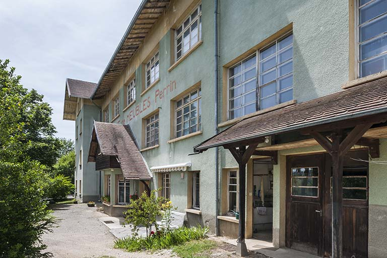 Détail de la façade est. © Jérôme Mongreville / Région Bourgogne-Franche-Comté, Inventaire du patrimoine - 2015