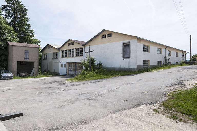 Extensions postérieures de l'atelier de menuiserie. © Jérôme Mongreville / Région Bourgogne-Franche-Comté, Inventaire du patrimoine - 2015