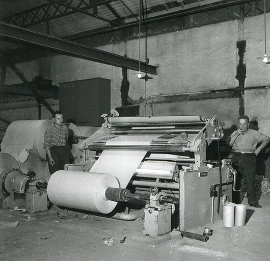 Calandrage (?), photogr., s.d. [3e quart 20e siècle]. © Léa Huguenin-Vuillemin / Région Bourgogne-Franche-Comté, Inventaire du patrimoine - 2015