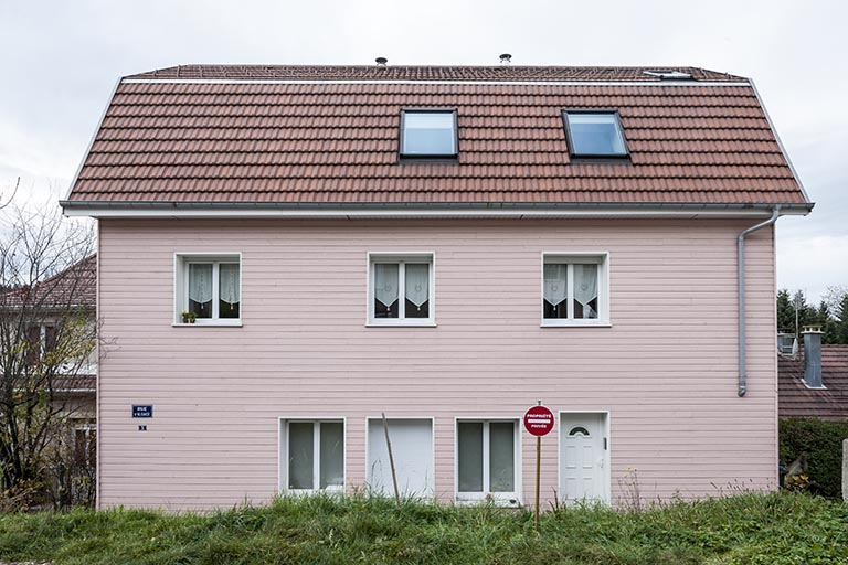 Atelier : façade postérieure. © Jérôme Mongreville / Région Bourgogne-Franche-Comté, Inventaire du patrimoine - 2015