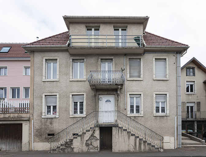 Maison : façade antérieure. © Jérôme Mongreville / Région Bourgogne-Franche-Comté, Inventaire du patrimoine - 2015