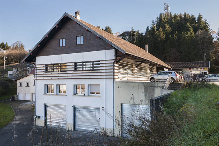 Atelier de fabrication : façade latérale gauche. © Jérôme Mongreville / Région Bourgogne-Franche-Comté, Inventaire du patrimoine - 2015