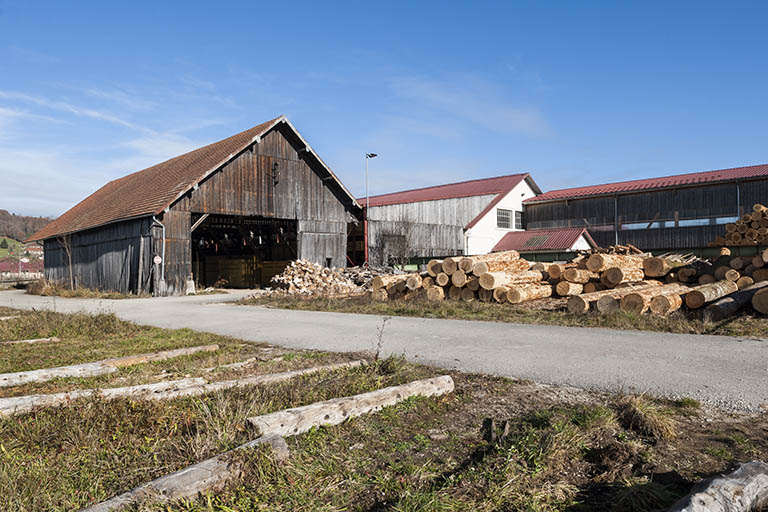 Vue d'ensemble depuis l'ouest. © Jérôme Mongreville / Région Bourgogne-Franche-Comté, Inventaire du patrimoine - 2015