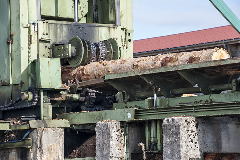 Détail du poste d'écorçage. © Jérôme Mongreville / Région Bourgogne-Franche-Comté, Inventaire du patrimoine - 2015