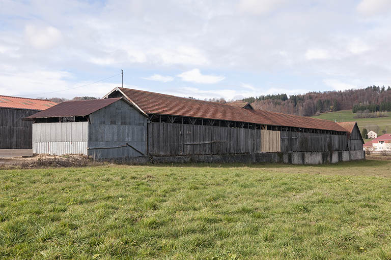 Hangars de stockage. © Jérôme Mongreville / Région Bourgogne-Franche-Comté, Inventaire du patrimoine - 2015