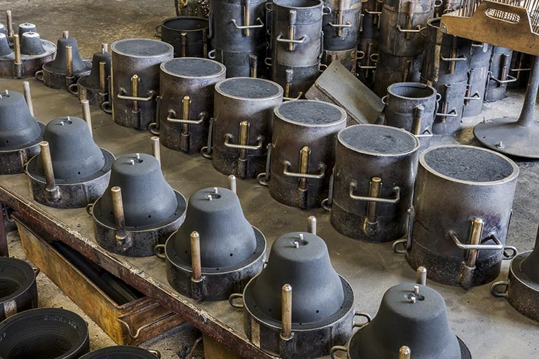 Châssis et moulages en attente. © Jérôme Mongreville / Région Bourgogne-Franche-Comté, Inventaire du patrimoine - 2015