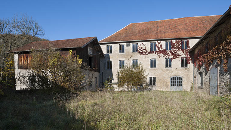 Façade sud de l'atelier. © Jérôme Mongreville / Région Bourgogne-Franche-Comté, Inventaire du patrimoine - 2015