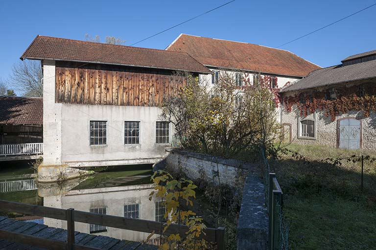 Bâtiment d'eau et atelier de fabrication. © Jérôme Mongreville / Région Bourgogne-Franche-Comté, Inventaire du patrimoine - 2015