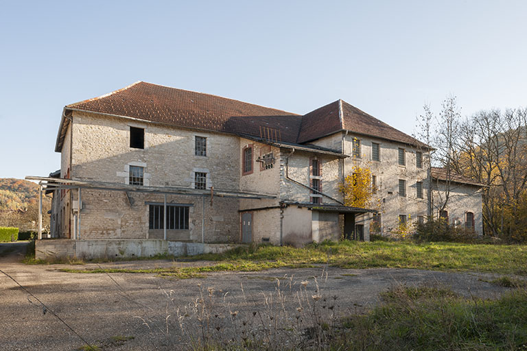 Atelier de fabrication vu depuis le nord. © Jérôme Mongreville / Région Bourgogne-Franche-Comté, Inventaire du patrimoine - 2015