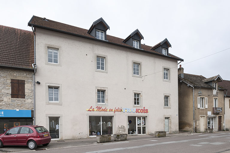Partie ouest du moulin. © Jérôme Mongreville / Région Bourgogne-Franche-Comté, Inventaire du patrimoine - 2015