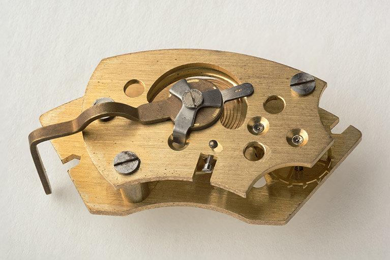 Porte-échappement à chevilles Jeambrun Appareillages, à Maîche, 2e moitié 20e siècle. © Sonia Dourlot / Région Bourgogne-Franche-Comté, Inventaire du patrimoine - 2015