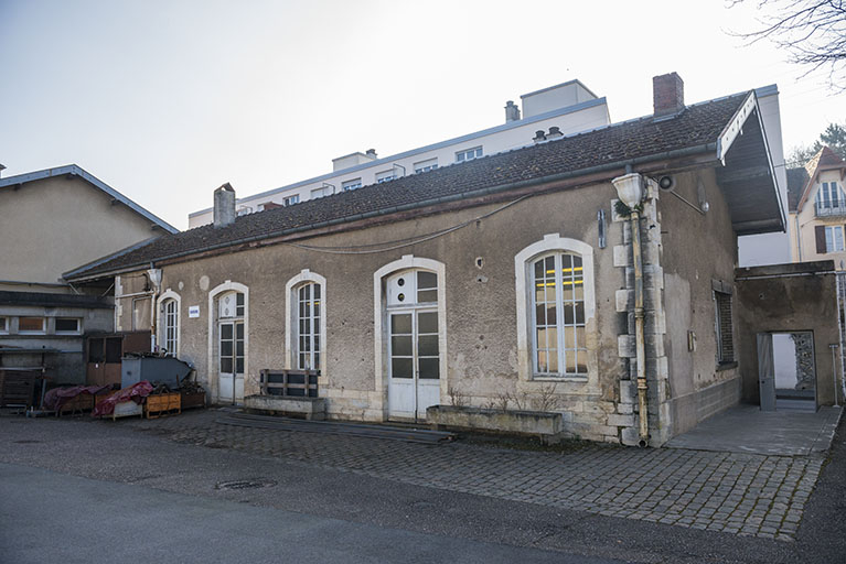Vue de trois-quart nord-est de l'atelier de soudure du Greta. © Mary Ruffinoni / Région Bourgogne-Franche-Comté, Inventaire du patrimoine - 2015