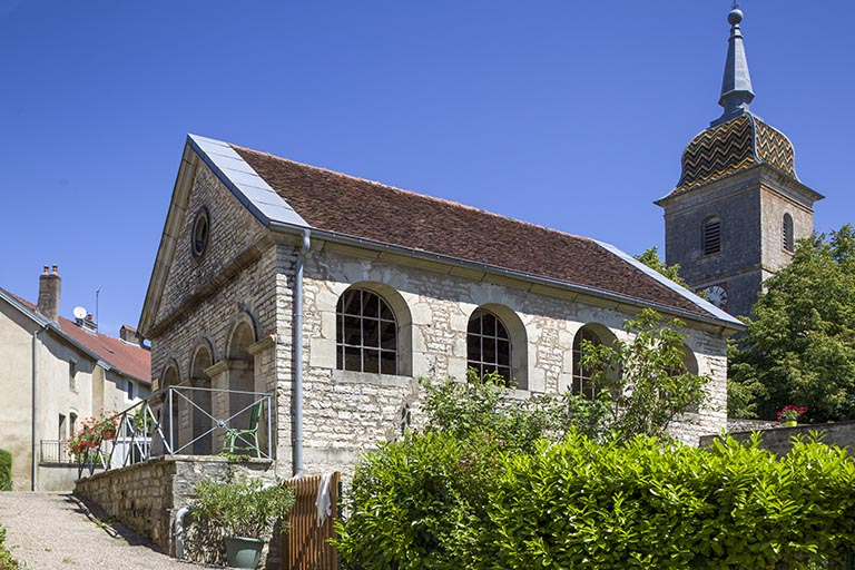 Le mur nord. © Sonia Dourlot / Région Bourgogne-Franche-Comté, Inventaire du patrimoine - 2015