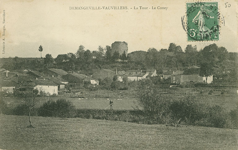 Demangevelle. La tour. Le Coney. Carte postale. © Jérôme  Mongreville (reproduction) / Région Bourgogne-Franche-Comté, Inventaire du patrimoine - 2015 Demangevelle. La tour. Le Coney. Carte postale. © Jérôme  Mongreville (reproduction) / Région Bourgogne-Franche-Comté, Inventaire du patrimoine - 2015