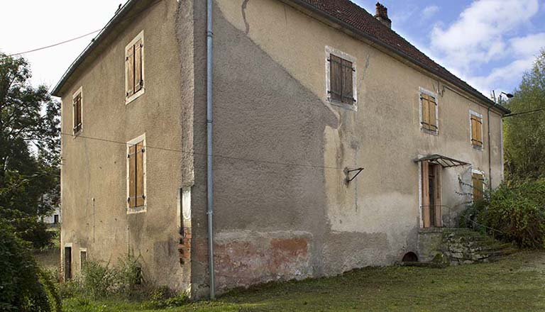 Façade postérieure. © Sonia Dourlot / Région Bourgogne-Franche-Comté, Inventaire du patrimoine - 2015