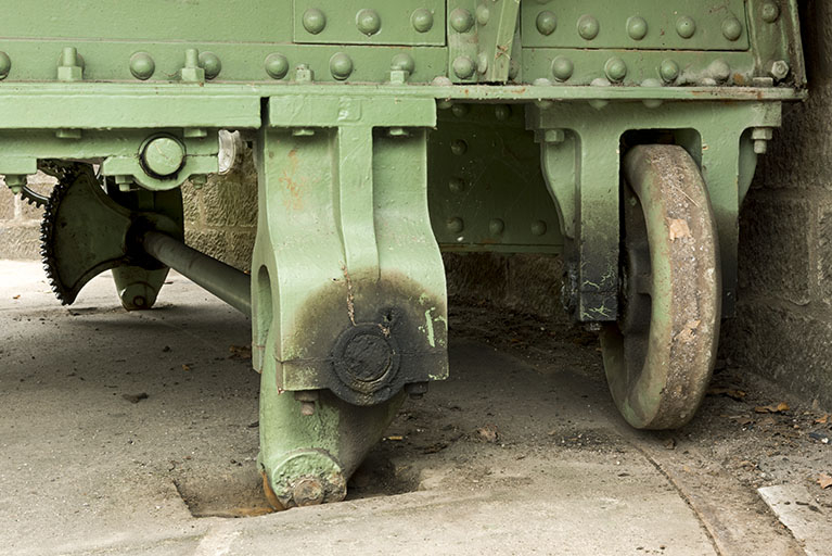 Système de calage, axe et engrenages. © Sonia Dourlot / Région Bourgogne-Franche-Comté, Inventaire du patrimoine - 2015