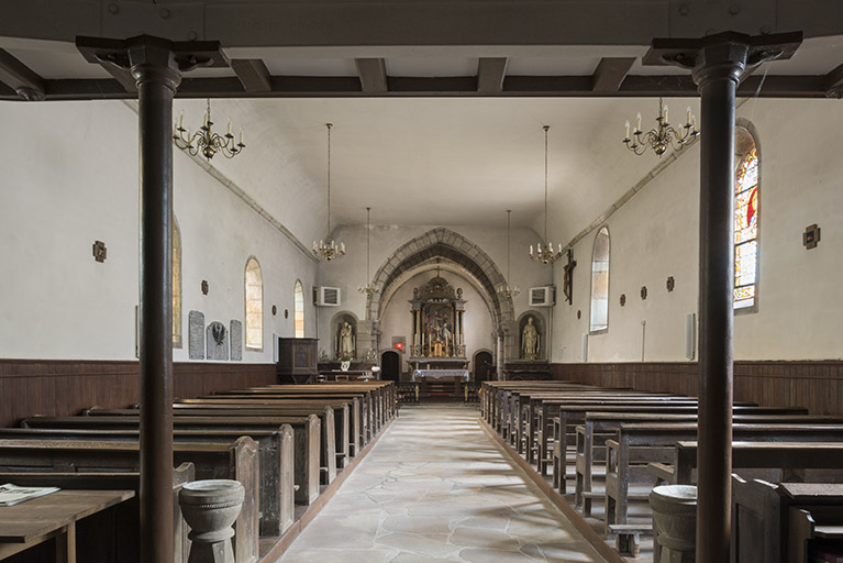 Vue intérieure depuis l'entrée. © Sonia Dourlot / Région Bourgogne-Franche-Comté, Inventaire du patrimoine - 2015 Vue intérieure depuis l'entrée. © Sonia Dourlot / Région Bourgogne-Franche-Comté, Inventaire du patrimoine - 2015