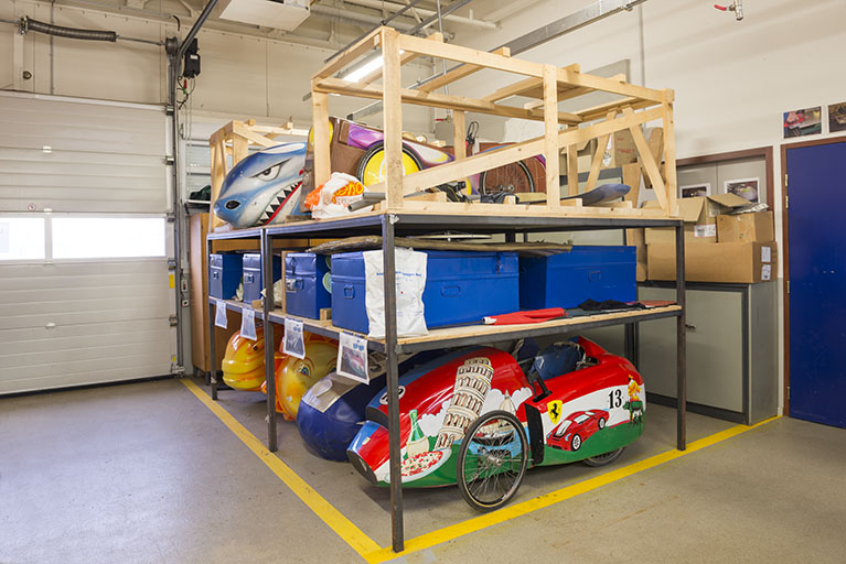 Vue intérieure d'un atelier : travaux d'élèves. © Mary Ruffinoni / Région Bourgogne-Franche-Comté, Inventaire du patrimoine - 2015