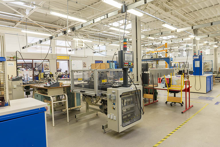 Vue intérieure d'un atelier. © Mary Ruffinoni / Région Bourgogne-Franche-Comté, Inventaire du patrimoine - 2015