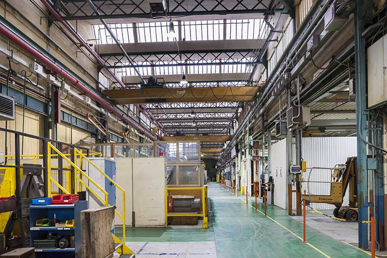 Hall central. Vue axiale. © Jérôme Mongreville / Région Bourgogne-Franche-Comté, Inventaire du patrimoine - 2016