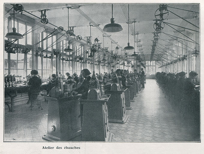 Atelier des ébauches, 1933. © Laurent Poupard / Région Bourgogne-Franche-Comté, Inventaire du patrimoine - 2016