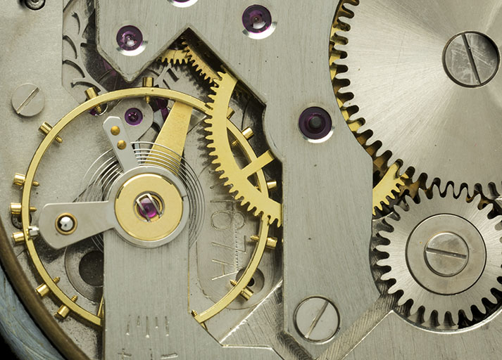3e montre : détail du mouvement Parrenin HP 40. © Sonia Dourlot / Région Bourgogne-Franche-Comté, Inventaire du patrimoine - 2016