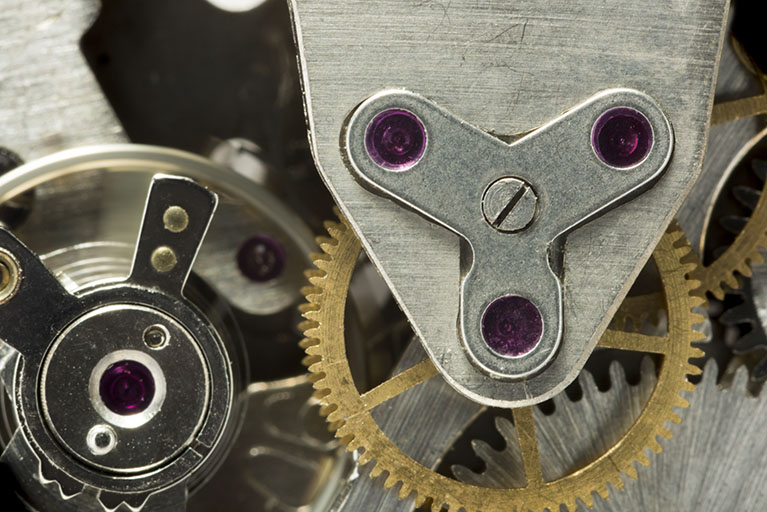 Mouvement Parrenin HP 90 : détail. © Sonia Dourlot / Région Bourgogne-Franche-Comté, Inventaire du patrimoine - 2016