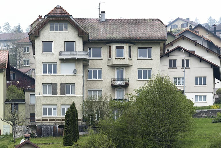 Façade postérieure. © Sonia Dourlot / Région Bourgogne-Franche-Comté, Inventaire du patrimoine - 2016