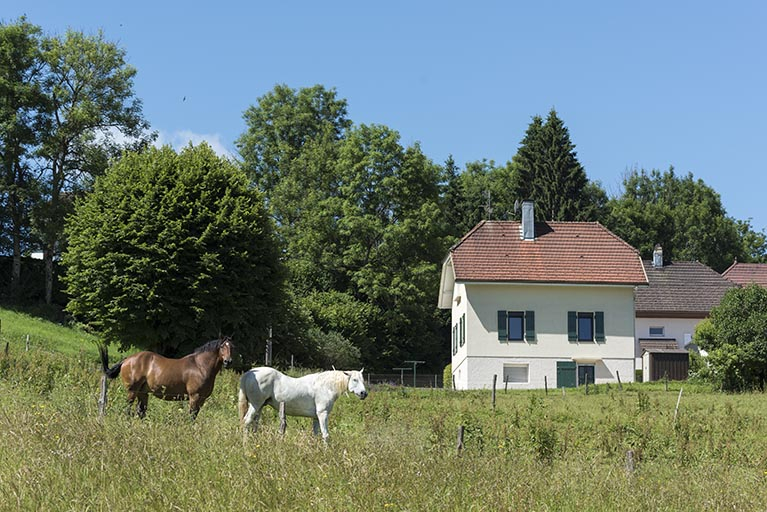 Façade postérieure. © Sonia Dourlot / Région Bourgogne-Franche-Comté, Inventaire du patrimoine - 2016