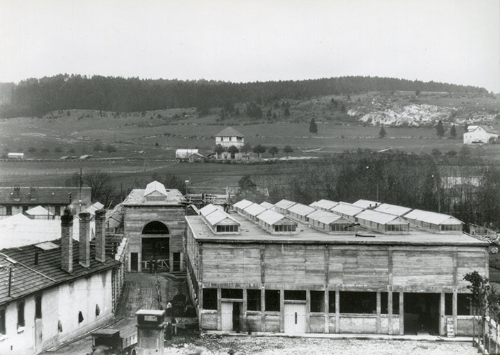 Vue plongeante sur l'atelier sud, phot. Stainacre, s.d. [début 20e siècle]. © Stainacre / Région Bourgogne-Franche-Comté, Inventaire du patrimoine - 2016