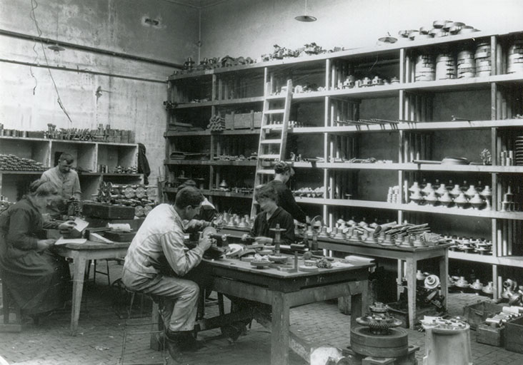 Magasin de pièces mécaniques, phot. Stainacre, s.d. [début 20e siècle]. © Stainacre / Région Bourgogne-Franche-Comté, Inventaire du patrimoine - 2016