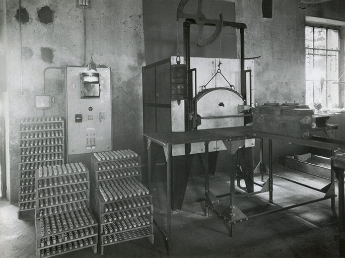 Atelier de traitement thermique, s.d. [3e quart 20e siècle]. © Raphaël Favereaux / Région Bourgogne-Franche-Comté, Inventaire du patrimoine - 2016