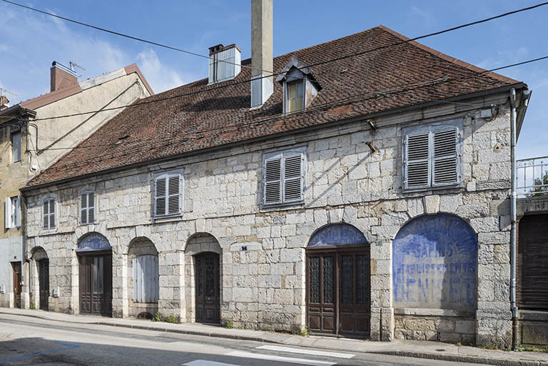 Façade ouest. © Jérôme Mongreville / Région Bourgogne-Franche-Comté, Inventaire du patrimoine - 2016