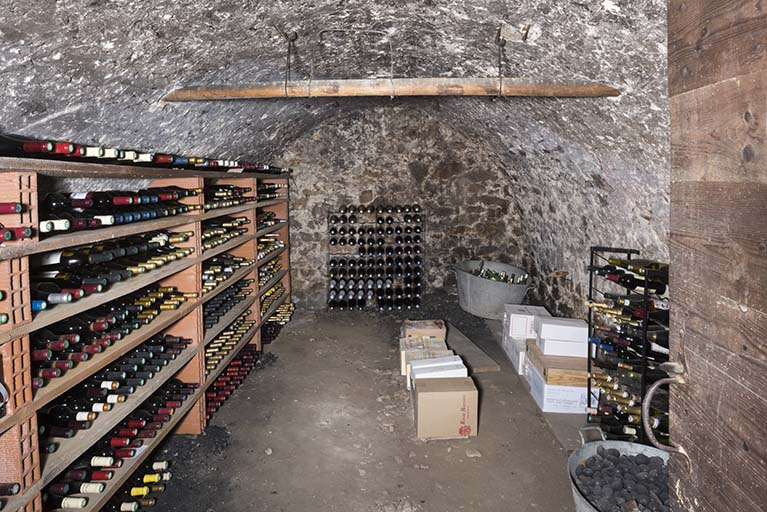 Deuxième étage de soubassement : cellier. © Sonia Dourlot / Région Bourgogne-Franche-Comté, Inventaire du patrimoine - 2016 Deuxième étage de soubassement : cellier. © Sonia Dourlot / Région Bourgogne-Franche-Comté, Inventaire du patrimoine - 2016