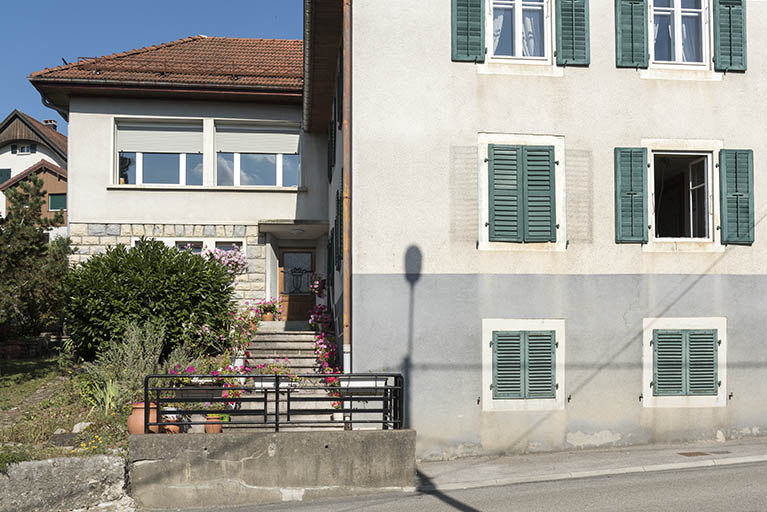 Façade antérieure de l'atelier de fabrication. © Sonia Dourlot / Région Bourgogne-Franche-Comté, Inventaire du patrimoine - 2016