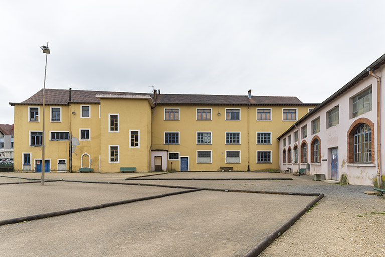Façade postérieure de l'atelier principal. © Jérôme Mongreville / Région Bourgogne-Franche-Comté, Inventaire du patrimoine - 2016