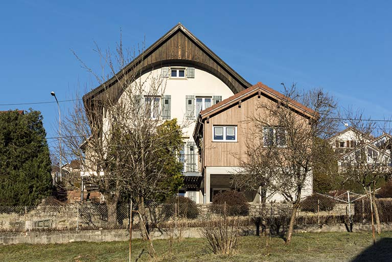 Façade postérieure. © Sonia Dourlot / Région Bourgogne-Franche-Comté, Inventaire du patrimoine - 2016