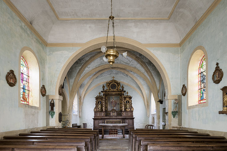 Vue générale depuis le porche. © Jérôme Mongreville / Région Bourgogne-Franche-Comté, Inventaire du patrimoine - 2016