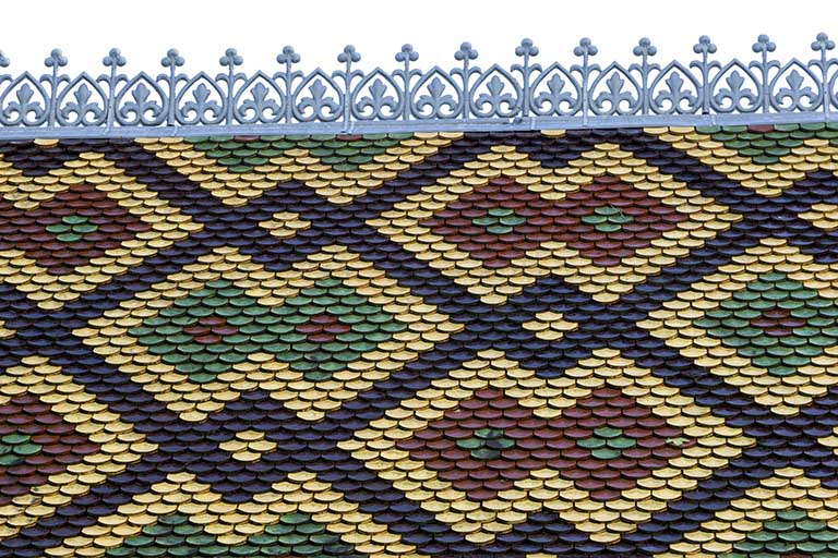 Détail : crête de toit. © Sonia Dourlot / Région Bourgogne-Franche-Comté, Inventaire du patrimoine - 2016