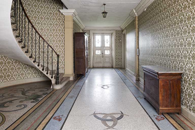 Le vestibule depuis le nord. © Jérôme Mongreville / Région Bourgogne-Franche-Comté, Inventaire du patrimoine - 2016