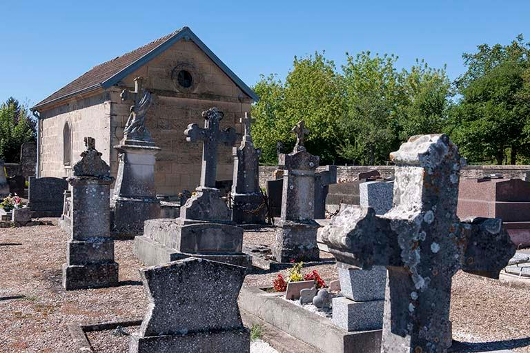 Chapelle Saint-Tiébaut et cimetière. © Jérôme Mongreville / Région Bourgogne-Franche-Comté, Inventaire du patrimoine - 2016
