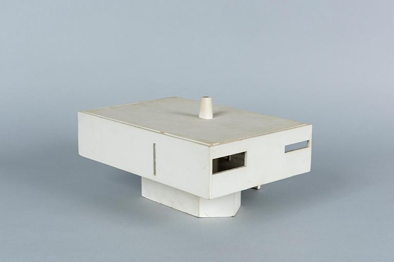 Maquette villa Kielwasser, angle Nord-Est. © Sonia Dourlot / Région Bourgogne-Franche-Comté, Inventaire du patrimoine - 2016