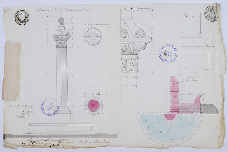 fontaine © Jérôme  Mongreville (reproduction) / Région Bourgogne-Franche-Comté, Inventaire du patrimoine - 2016
