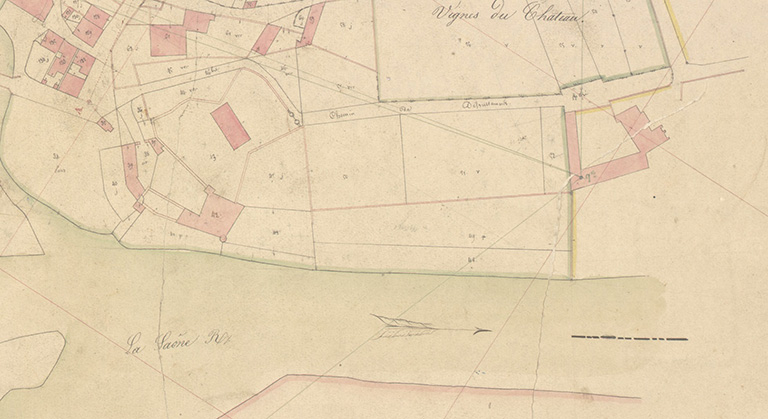 Cadastre napoléonien, 1837 © Jérôme  Mongreville (reproduction) / Région Bourgogne-Franche-Comté, Inventaire du patrimoine - 2016 Cadastre napoléonien, 1837 © Jérôme  Mongreville (reproduction) / Région Bourgogne-Franche-Comté, Inventaire du patrimoine - 2016