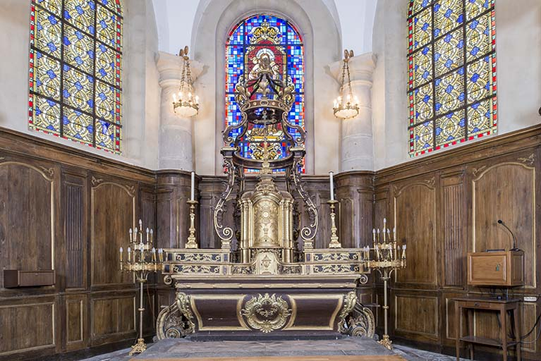 L'autel. © Jérôme Mongreville / Région Bourgogne-Franche-Comté, Inventaire du patrimoine - 2016 L'autel. © Jérôme Mongreville / Région Bourgogne-Franche-Comté, Inventaire du patrimoine - 2016