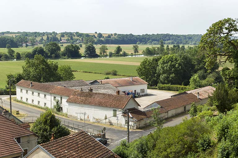 Vue plongeante depuis le nord. © Sonia Dourlot / Région Bourgogne-Franche-Comté, Inventaire du patrimoine - 2016
