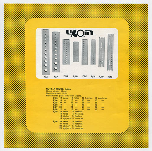 Outils à trous, s.d. [années 1960-1970]. © Laurent Poupard / Région Bourgogne-Franche-Comté, Inventaire du patrimoine - 2017